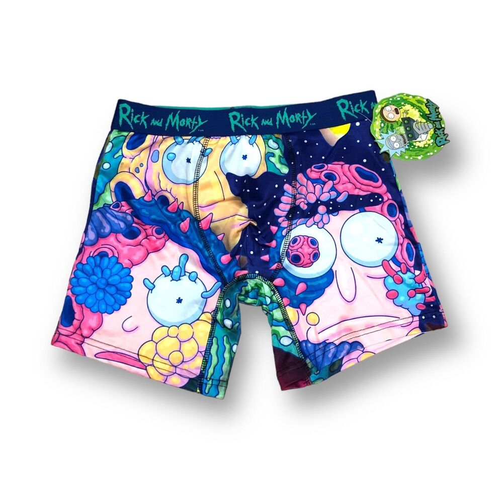 Rick and Morty Men's Boxer Briefs - Med